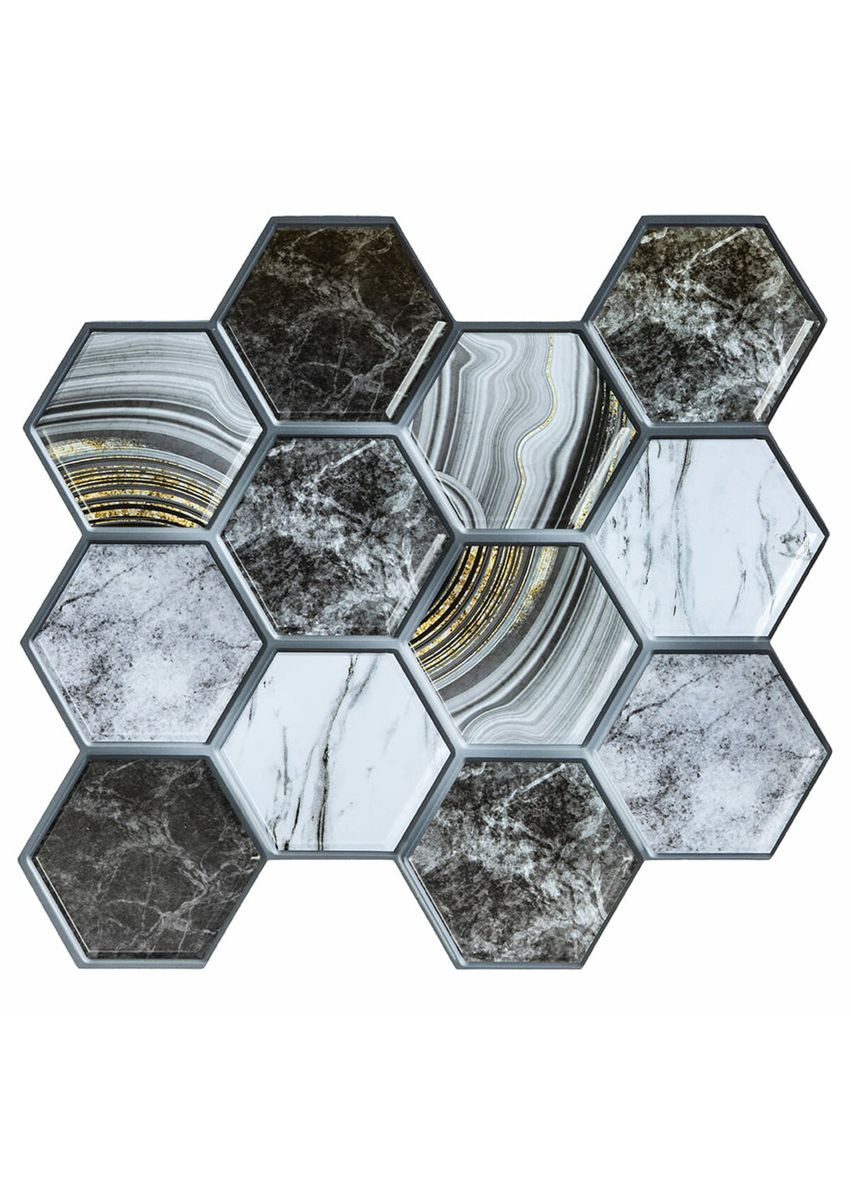 Декоративна ПВХ плитка на самоклейці 280х300х5мм Соти, ціна за 1 шт. (СПП-500) SW-00000524 Sticker Wall (362114735)