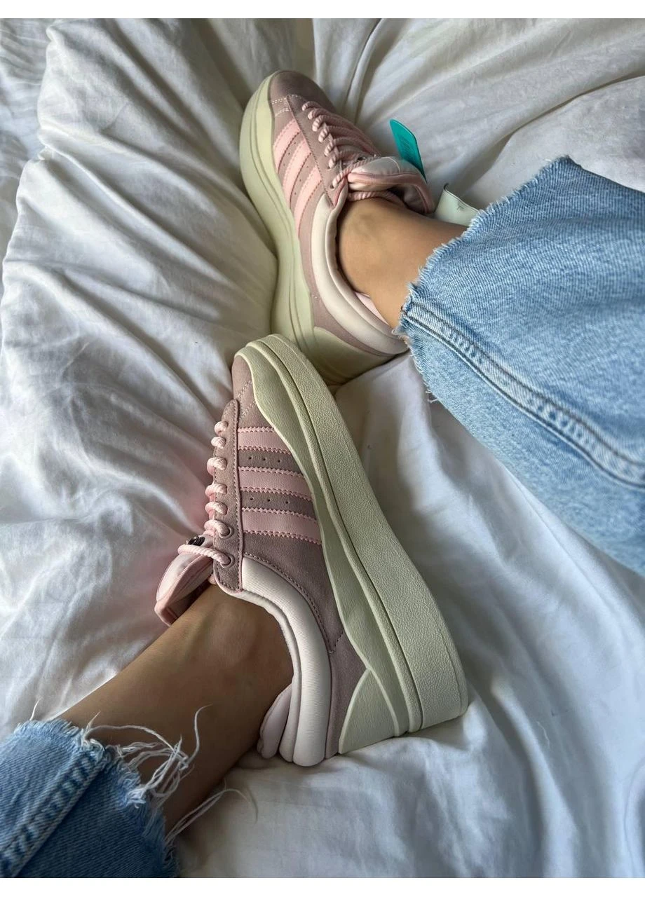 КРОССОВКИ ЖЕНСКИЕ ADIDAS CAMPUS X BUNNY PIPREMIUM АДИДАС КАМПУС No Brand комбинированные демисезоны (391961098)