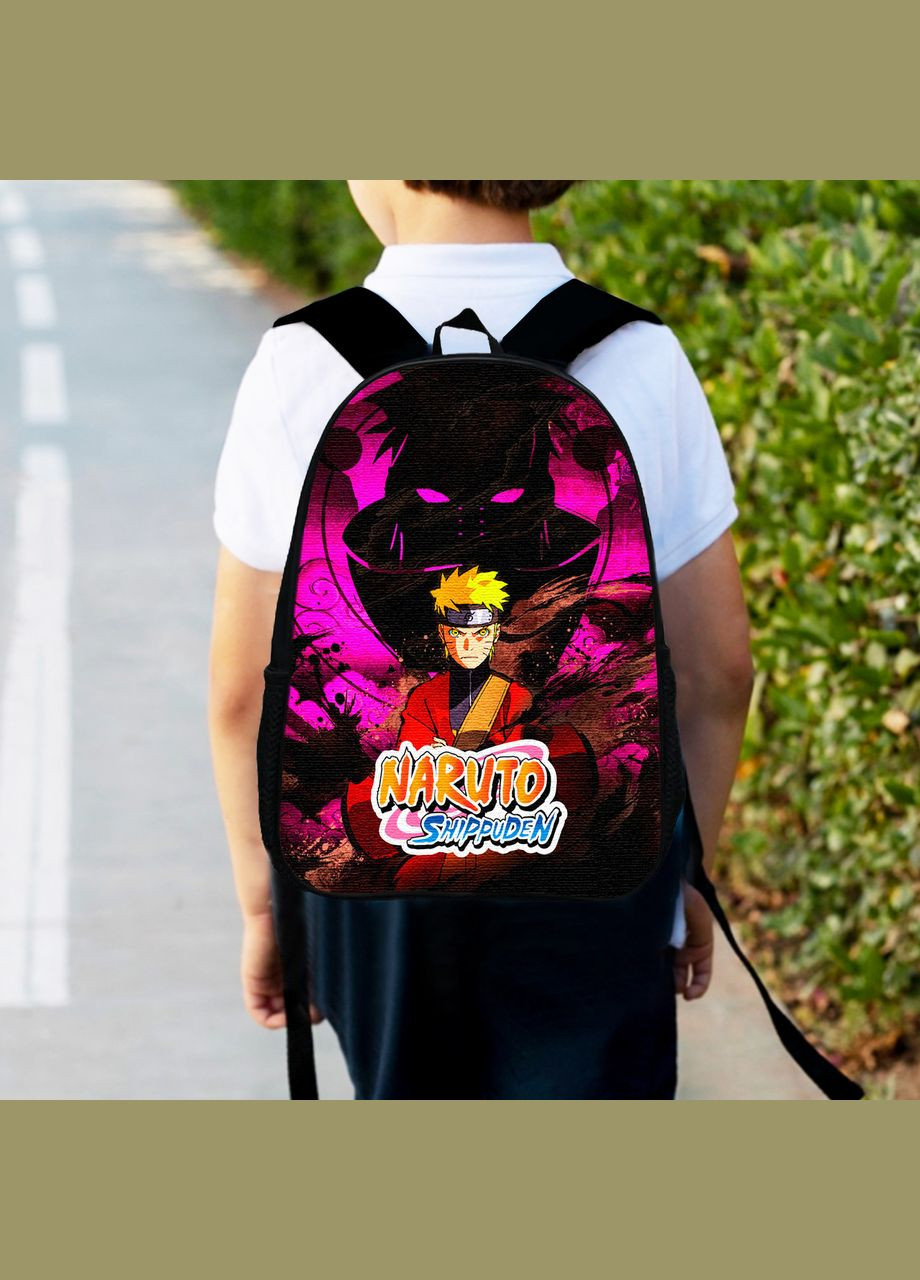 Рюкзак детский Аниме Наруто Акацуки, 34х27см, городской ранец для мальчика с принтом No Brand (306438413)