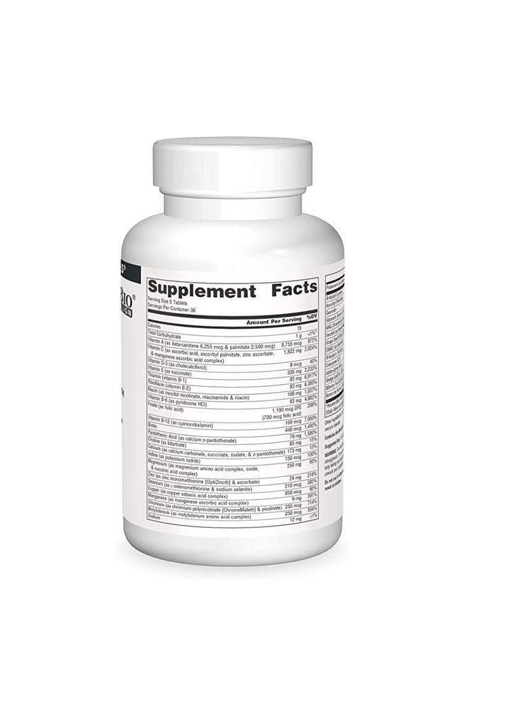 Витамины и минералы Elan Vital Multiple, 180 таблеток Source Naturals (322209409)