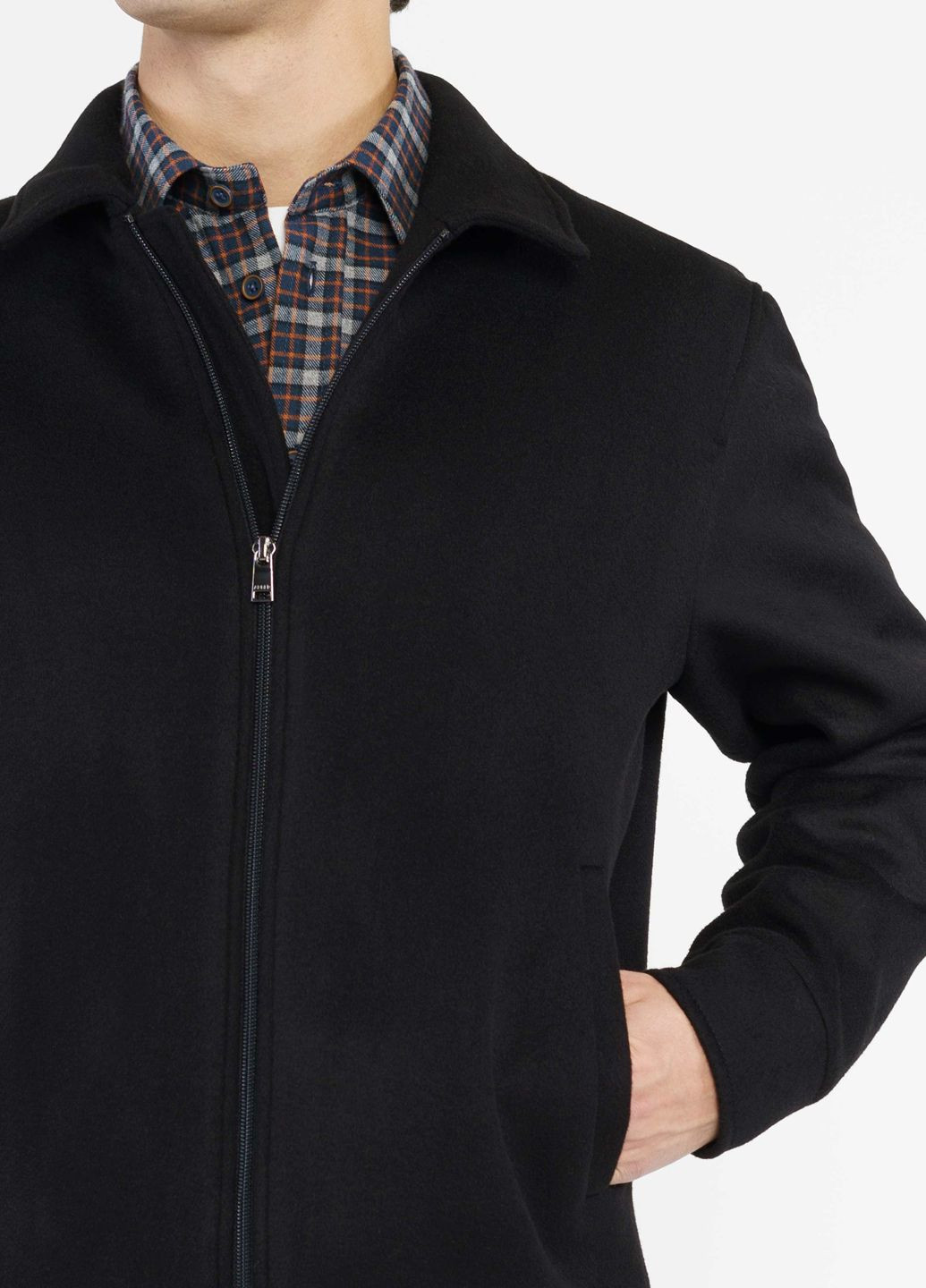 Чорна зимня куртка чоловіча чорна Arber Bomber Jacket KR78