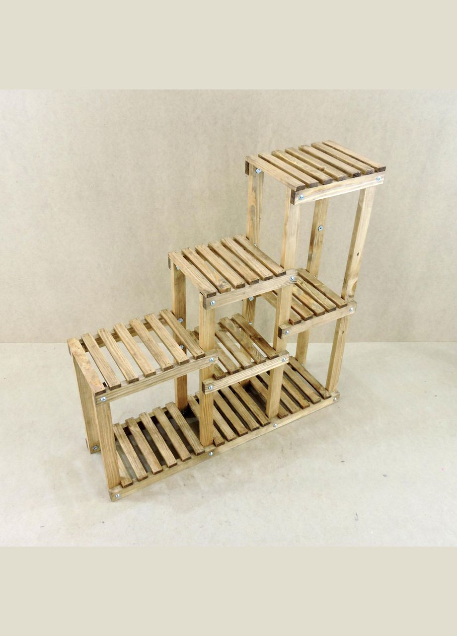 Підставка для квітів з дерева Шоле мускат (ЦВТ-007207) No Brand (328224609)