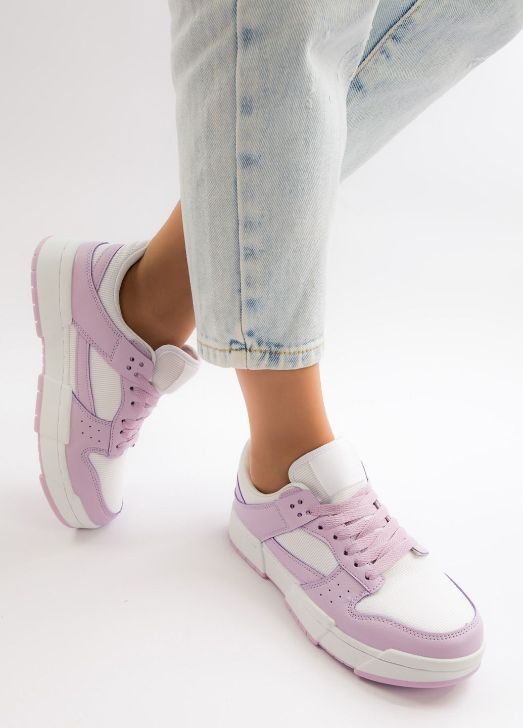 Фиолетовые кроссовки женские Fashion