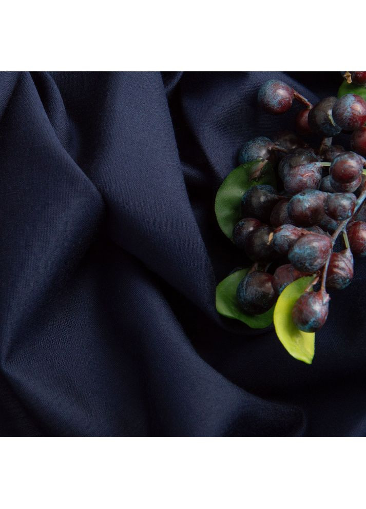 Ткань платечная Жемчужина 82 г/м2 150 см вискоза для платьев, блуз, аксессуаров т/синяя IDEIA (349809066)