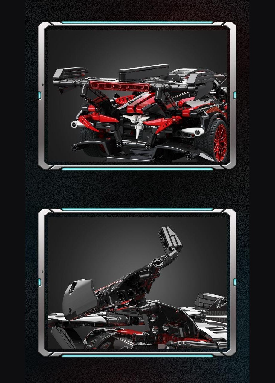 Конструктор Technic машина суперкар apollo intensa emozione перегонова спортивна 1391 деталей від 8 років MoYu (306446933)