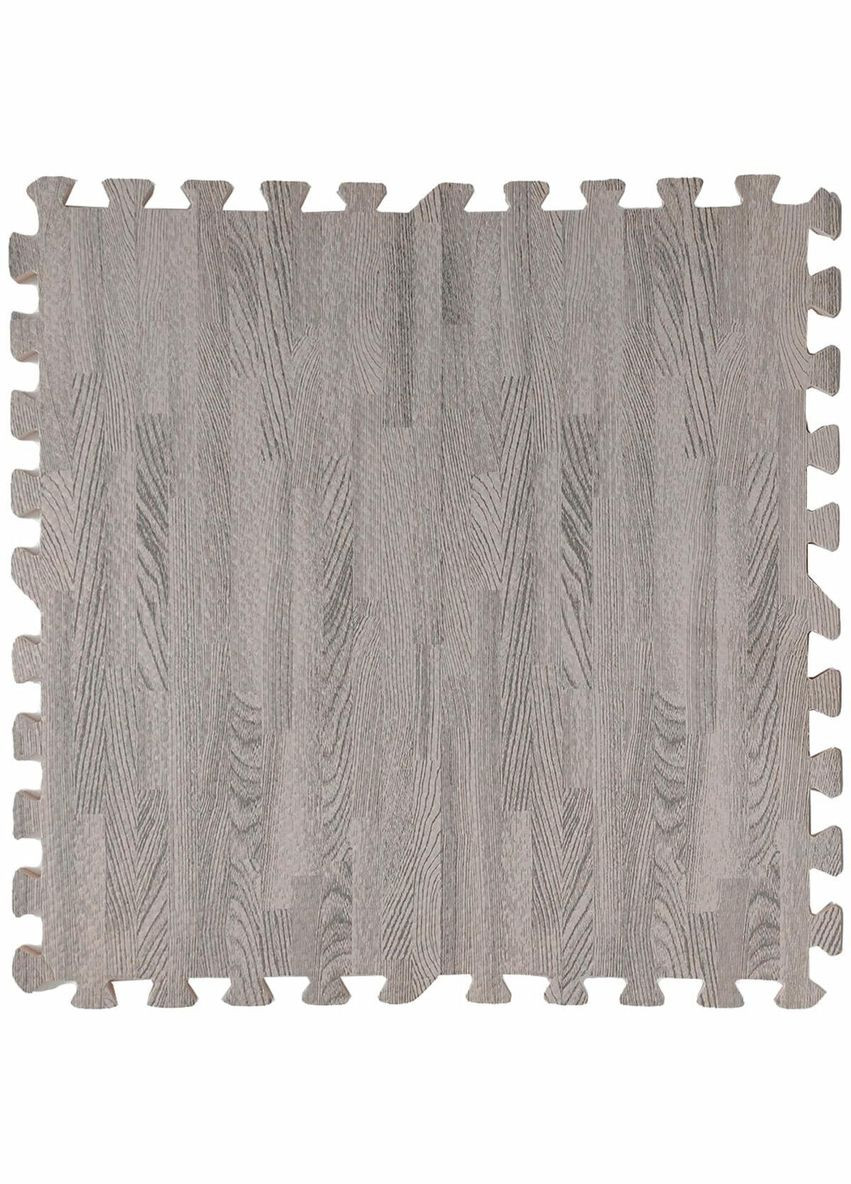 Підлога пазл - модульне підлогове покриття 600x600x10мм сіре дерево (МР9) Sticker Wall (322770958)