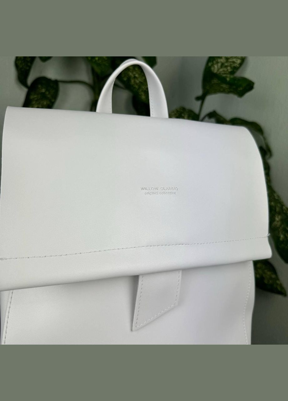 Женский городской рюкзак сумка трансформер Белый No Brand (301083005)