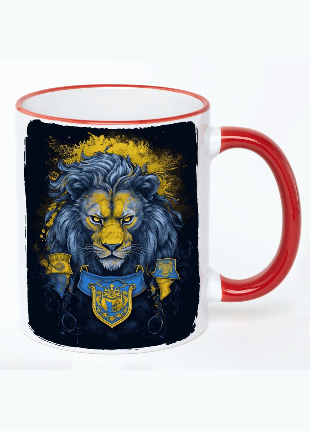 Чашка Патріотична (кухоль, кухоль) #012 Біла з Червоною ручкою 330 мл No Brand (322715523)