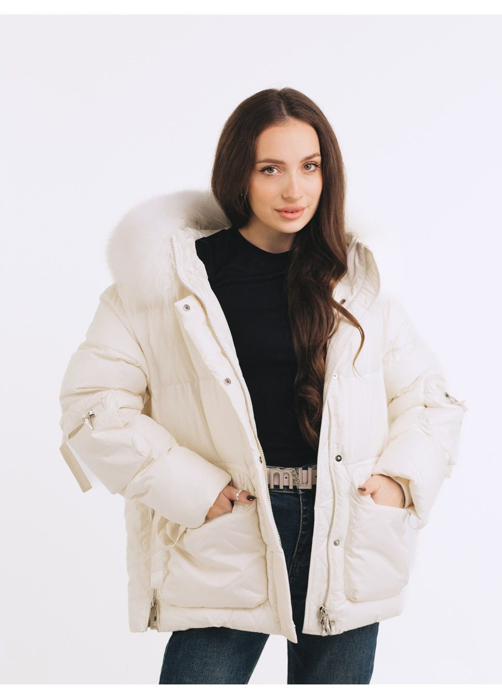 Молочная зимняя куртка 21 - 04353 ZLLY