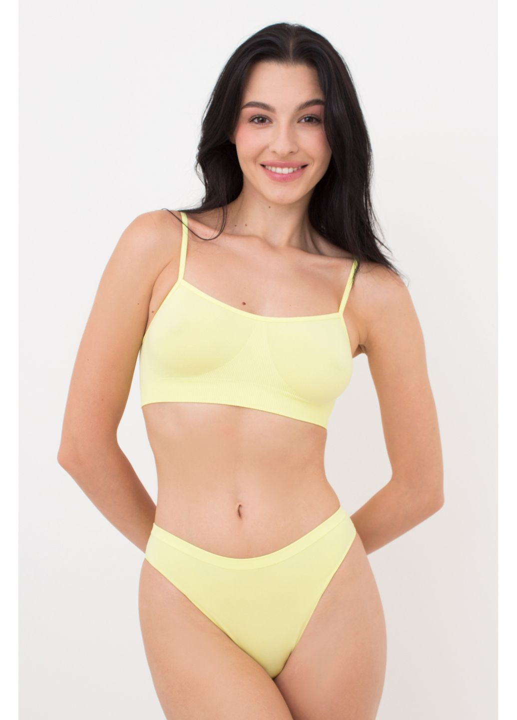 Безшовний топ на тонких бретелях Giulia TOP WITH STRAPS (366882877)