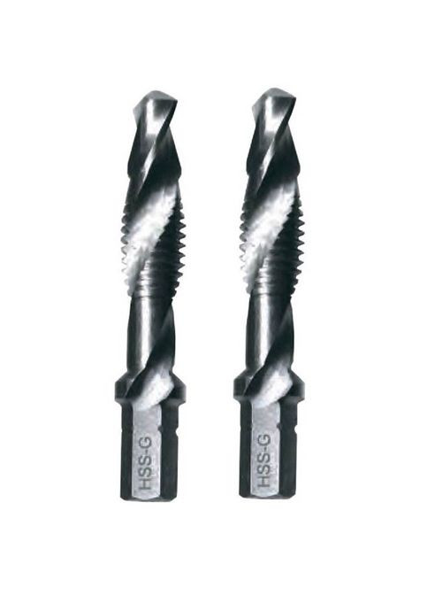 Метчик комбинированный М3х0,5 HSS-G QUICKBIT металлы до 800 Н/кв мм для сквозных отверстий L-36 мм (12913) Heller (295037694)
