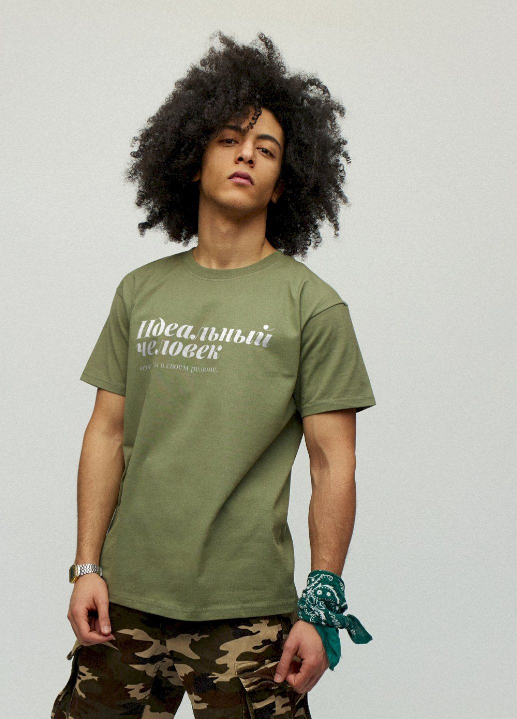 Хакі (оливкова) футболка чоловіча YAPPI