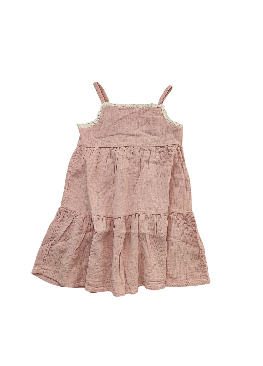 Дитячий літній сарафан для дівчинки 104-110 см Пудровий (250122053) George (322136023)