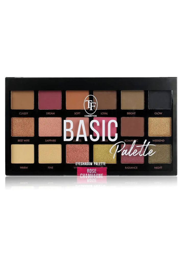 Палетка тіней FT COSMETICS Basic Palette TE42 №02 Rose Champagne Triumph (325877896)
