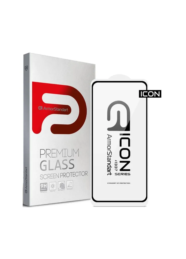 Скло захисне Icon Xiaomi Redmi Note 10 5G/Poco M3 Pro Black (ARM59304) ArmorStandart (387591540)