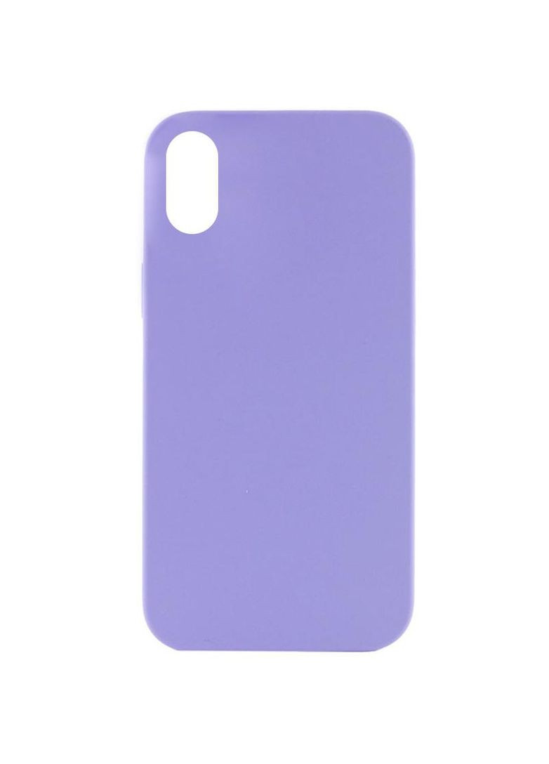 Чохол з заркитим низом Silicone Case на Apple iPhone XS Max (6.5") Epik (322537692)