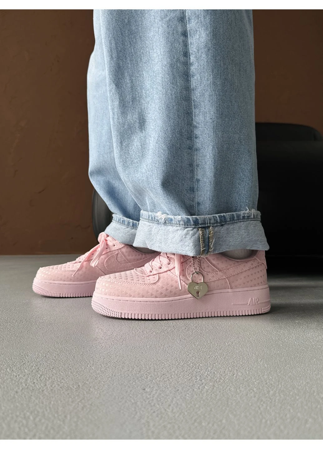 Комбіновані літні кросівки nike air force 1 se valentines day/pifoam найк аір форс 1 No Brand
