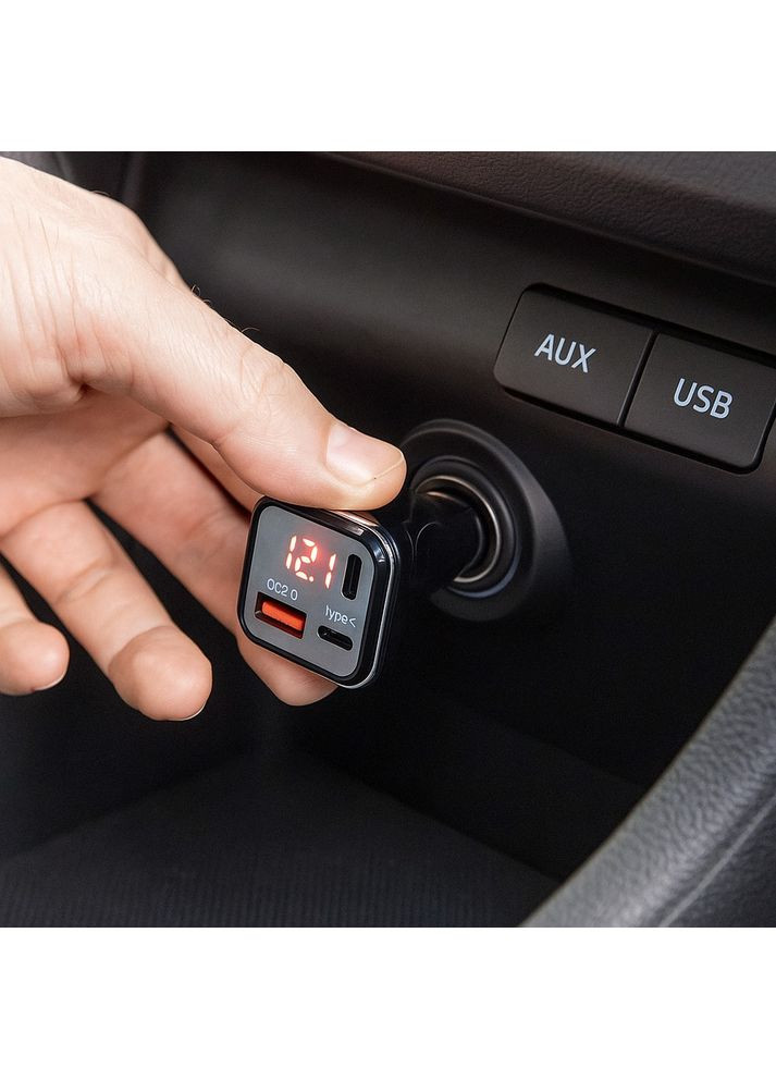 Автомобильное зарядное устройство 2хType-C, USB, HZ HC13/АЗП-адаптер/Зарядка от прикуривателя Max (370779034)