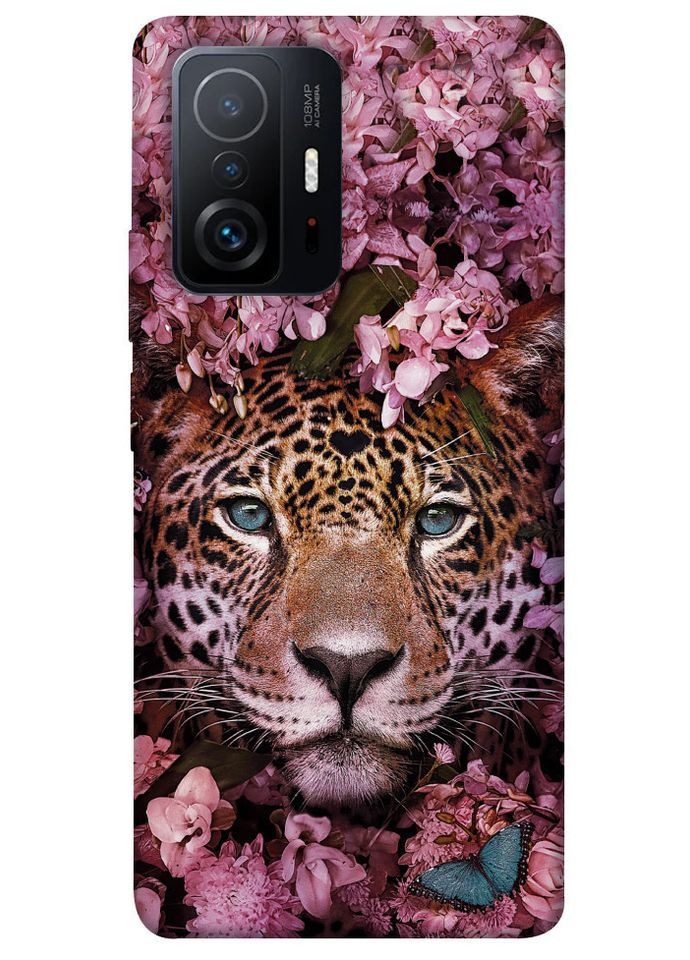 Чехол с принтом для Xiaomi 11T, Xiaomi 11T Pro / для Ксяоми, сяоми, ксиоми 11т / 11т Леопард в цветах No Brand (339060084)