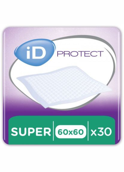 Підгузки ID proteсt super 60 x 60 см. 30 шт. (268145726)