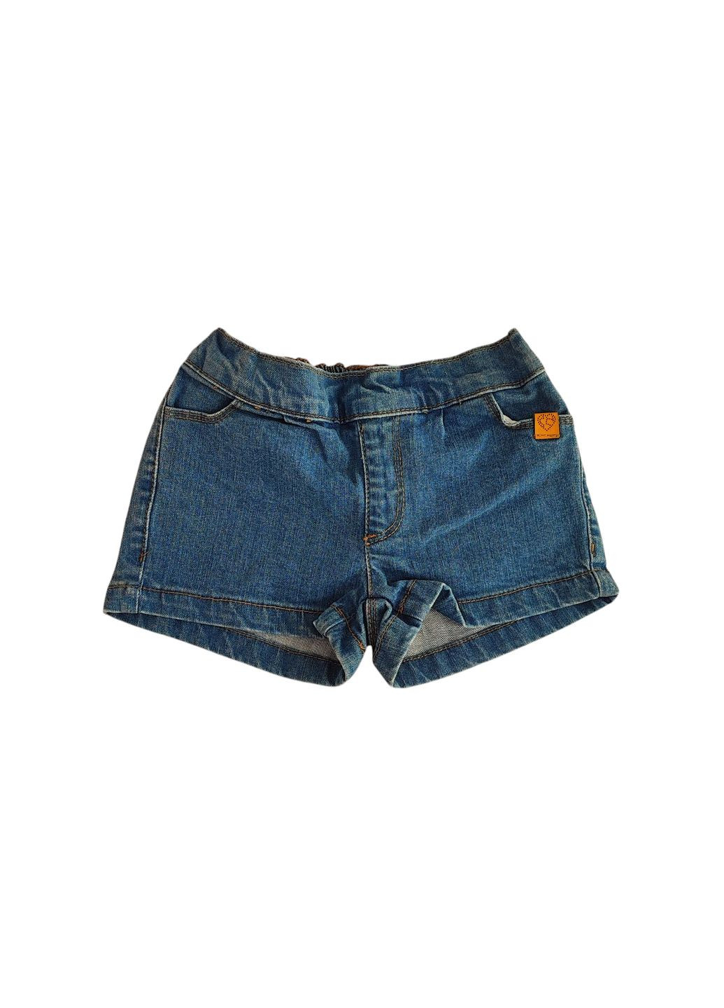 Дитячі джинсові шорти для дівчинки 98-104 см Синій (250313076) Mo (324623046)