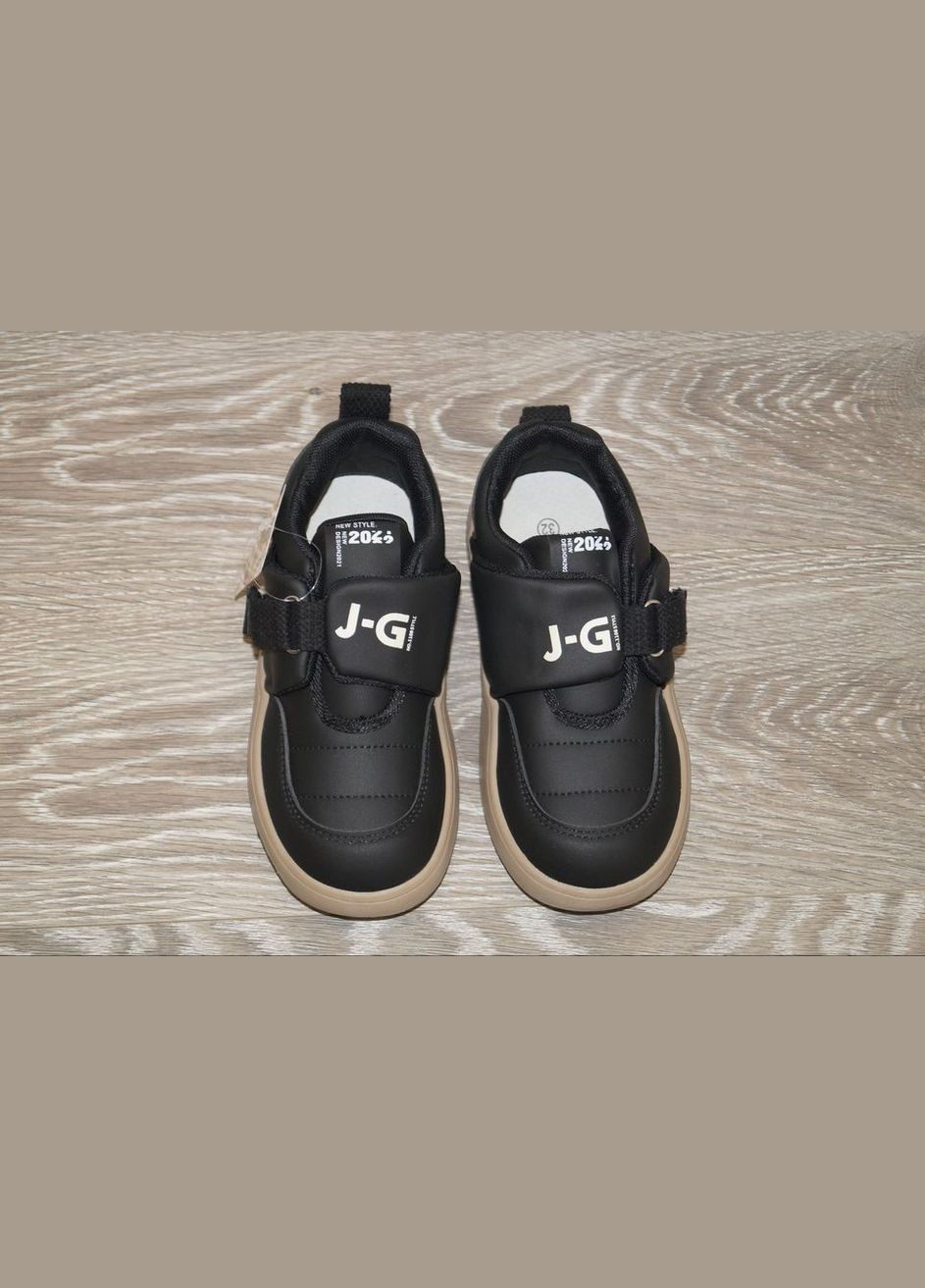 Чорні осінні кросівки демісезонні для дівчаток чорні Jong Golf