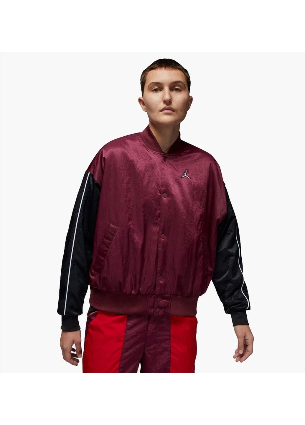 Бордовая куртка женская flight renegade jacket bordo dv1414-645 Air Jordan