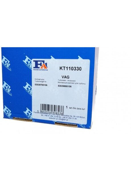 Комплект прокладок из разных материалов TURBO SET AUDI A4 2.0 TFSI 147 KW 11/2004 - 06/2008 KT110330 FA1 (366208716)