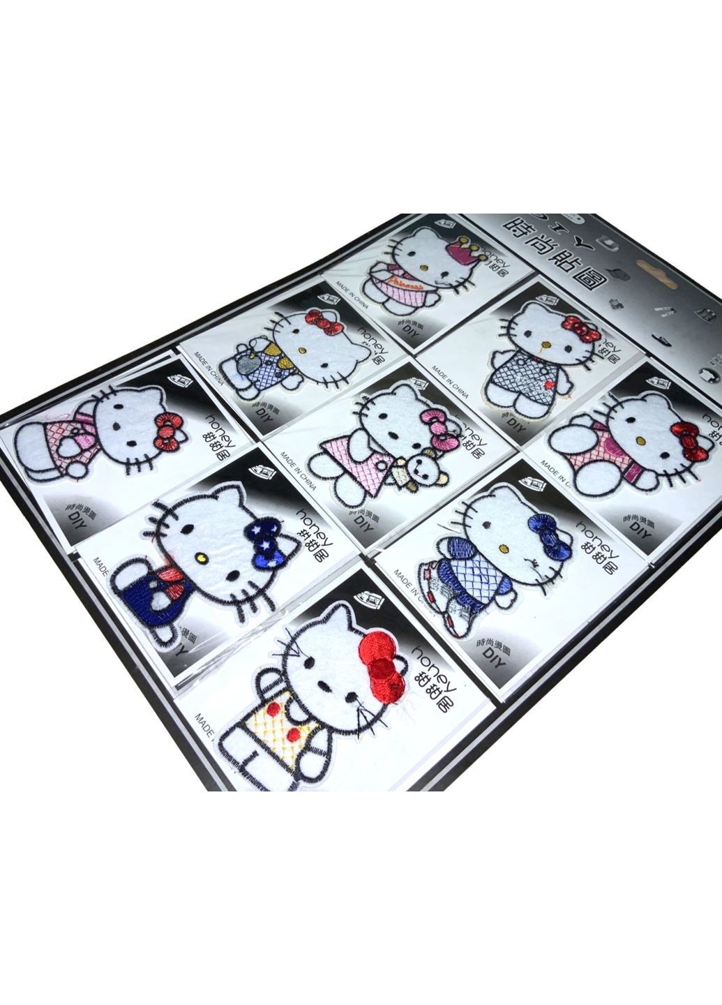 Аппликация для одежды нашивка №113 Hello Kitty 9шт/6х8см FROM FACTORY A113 (339104224)