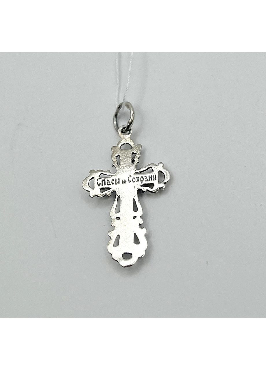 Православний хрест срібний 1,68 г No Brand (369737426)