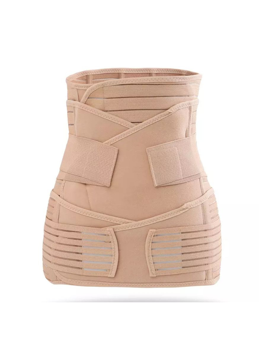 Бежевый корбей бандаж к/послеродовой моделирующий 3в1 размер (новинка 2023) Mommy Bag с косточками
