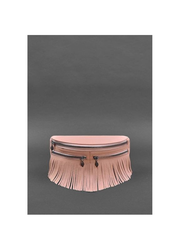 Поясная сумка женская кожаная через плечо Spirit розовая BlankNote (302008233)