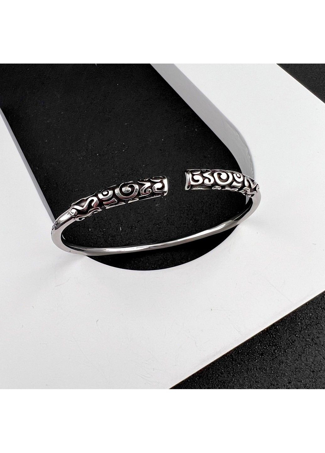 Готический панк браслет из нержавеющей медицинской стали 18см BS-027 No Brand (299486480)