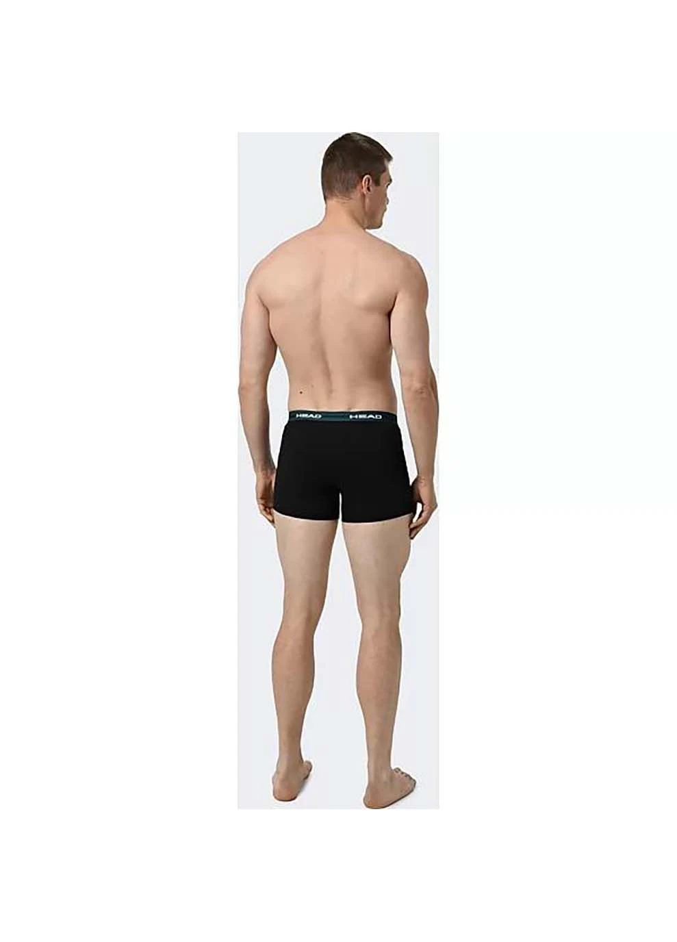Трусы-боксеры MEN ELASTIC BOXER 2P Черный, Зеленый Head (395626355)