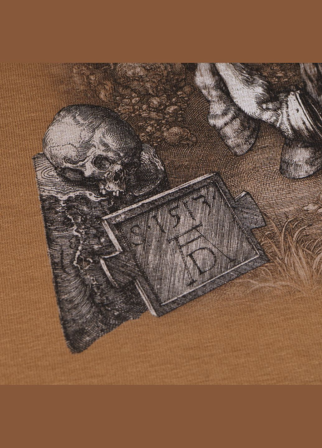 Футболка с рисунком Рыцарь, смерть и дьявол Coyote Brown P1G (329901778)