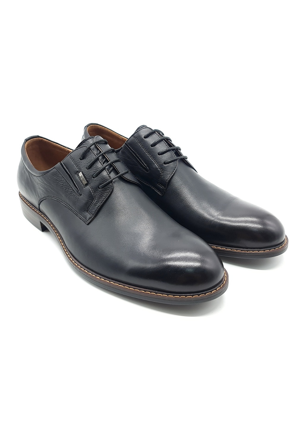 Осенние женские ботинки черные кожаные bv-19-7 25,5 см (р) Boss Victori