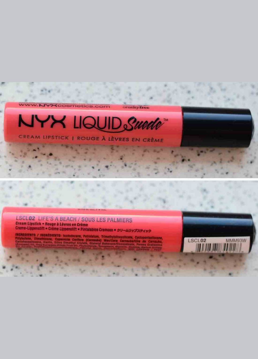 Рідка помада для губ Liquid Suede Cream Lipstick (4 мл) LIFE'S A BEACH BRIGHT CORAL (LSCL02) Nyx (278773484)