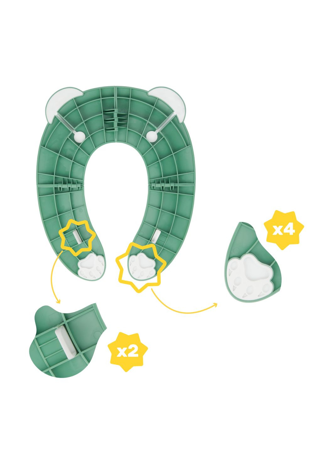 Накладка на унітаз розкладна () Badabulle B027009 (331787999)