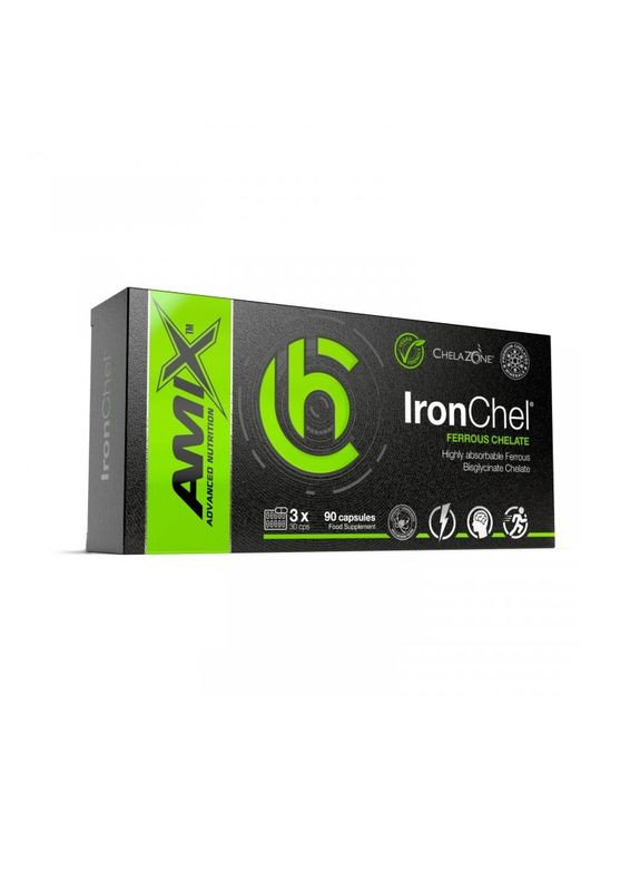Витамины и минералы ChelaZone IronChel, 90 капсул Amix Nutrition (324608915)