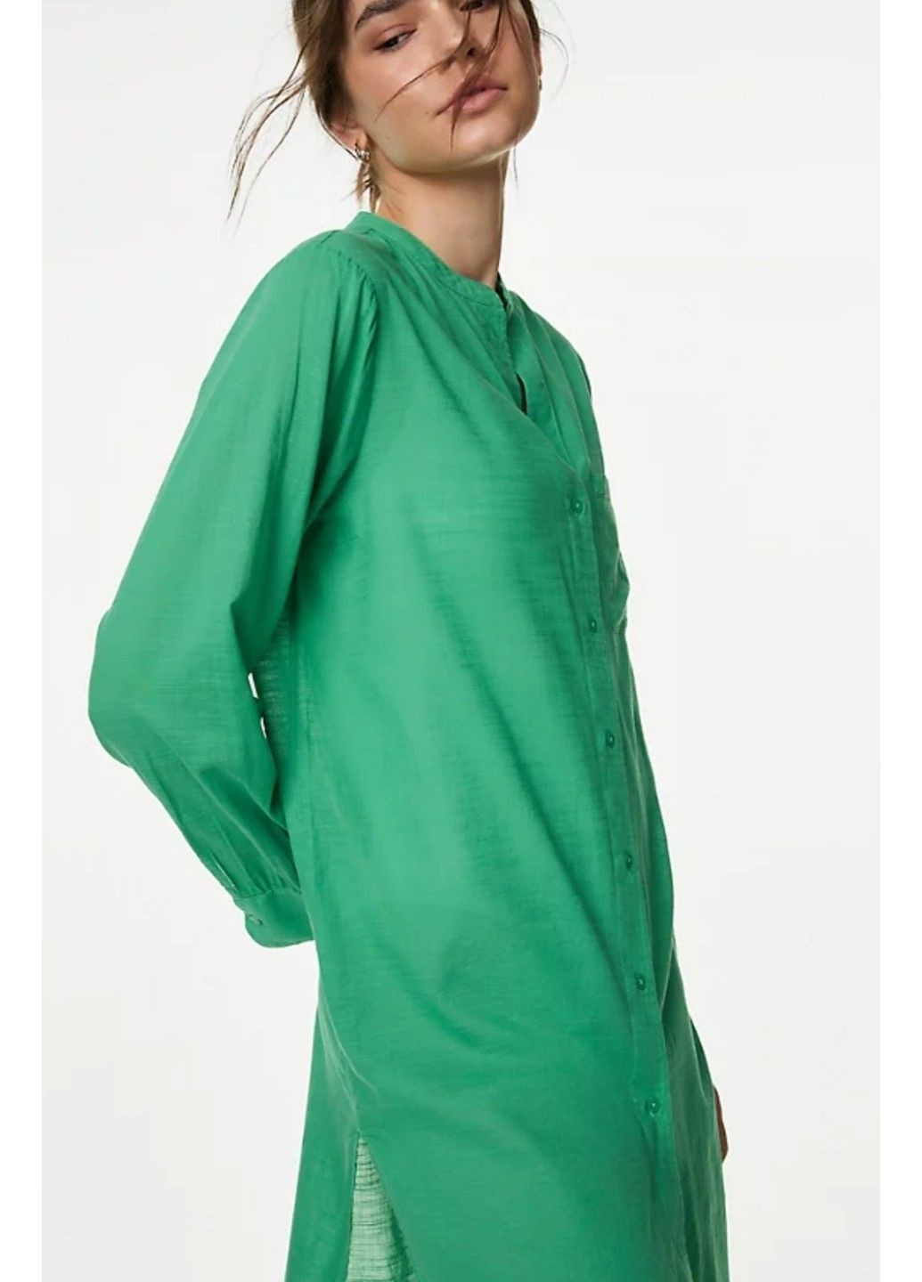 Зеленая повседневный рубашка M&S