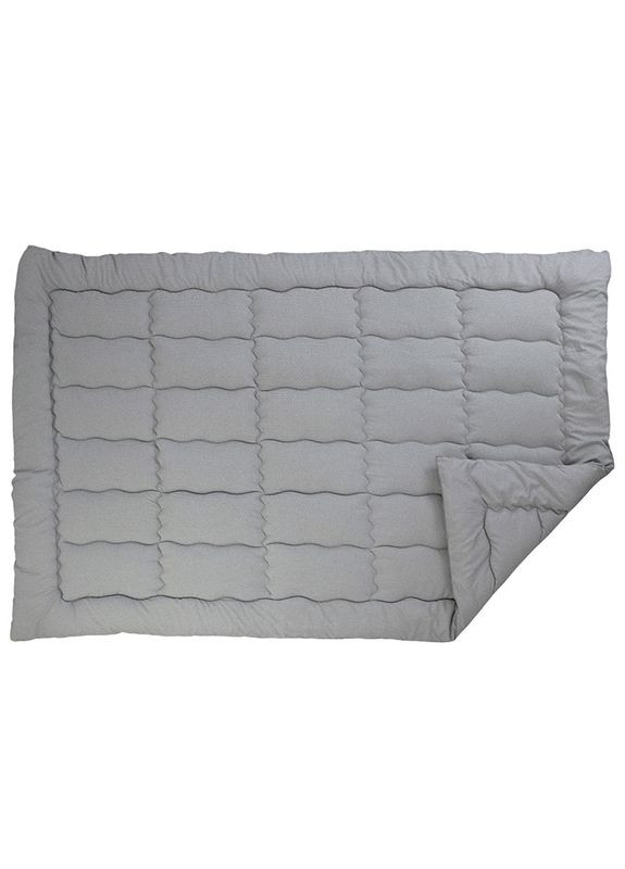 Одеяло Soft Line всесезонное серое полуторное 300 гр/м2 (28701) Руно (367056534)