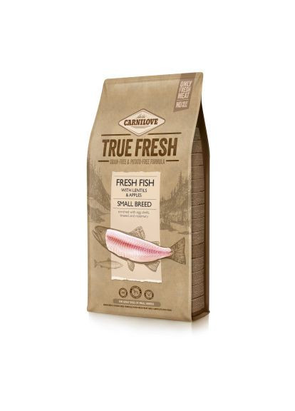 Сухий корм для собак (8595602558438) Carnilove True Fresh Fish Adult Small Breed з рибою 11.4 кг (369879975)