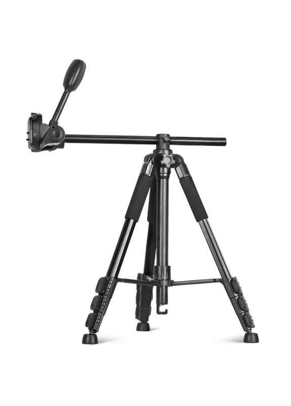 Штатив Q111H з горизонтальною штангою та тримачем для смартфона Beike (303269498)