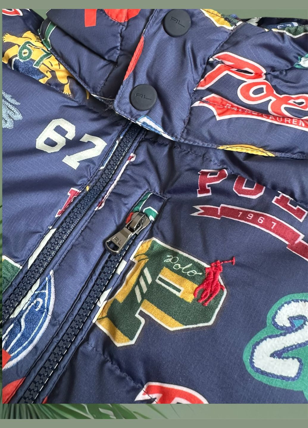 Синя демісезонна куртка Ralph Lauren Polo