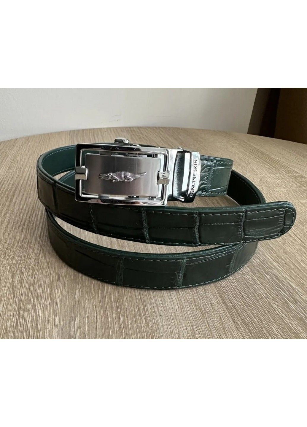 Ремінь зі шкіри крокодила crb24 Ekzotic Leather (316192849)