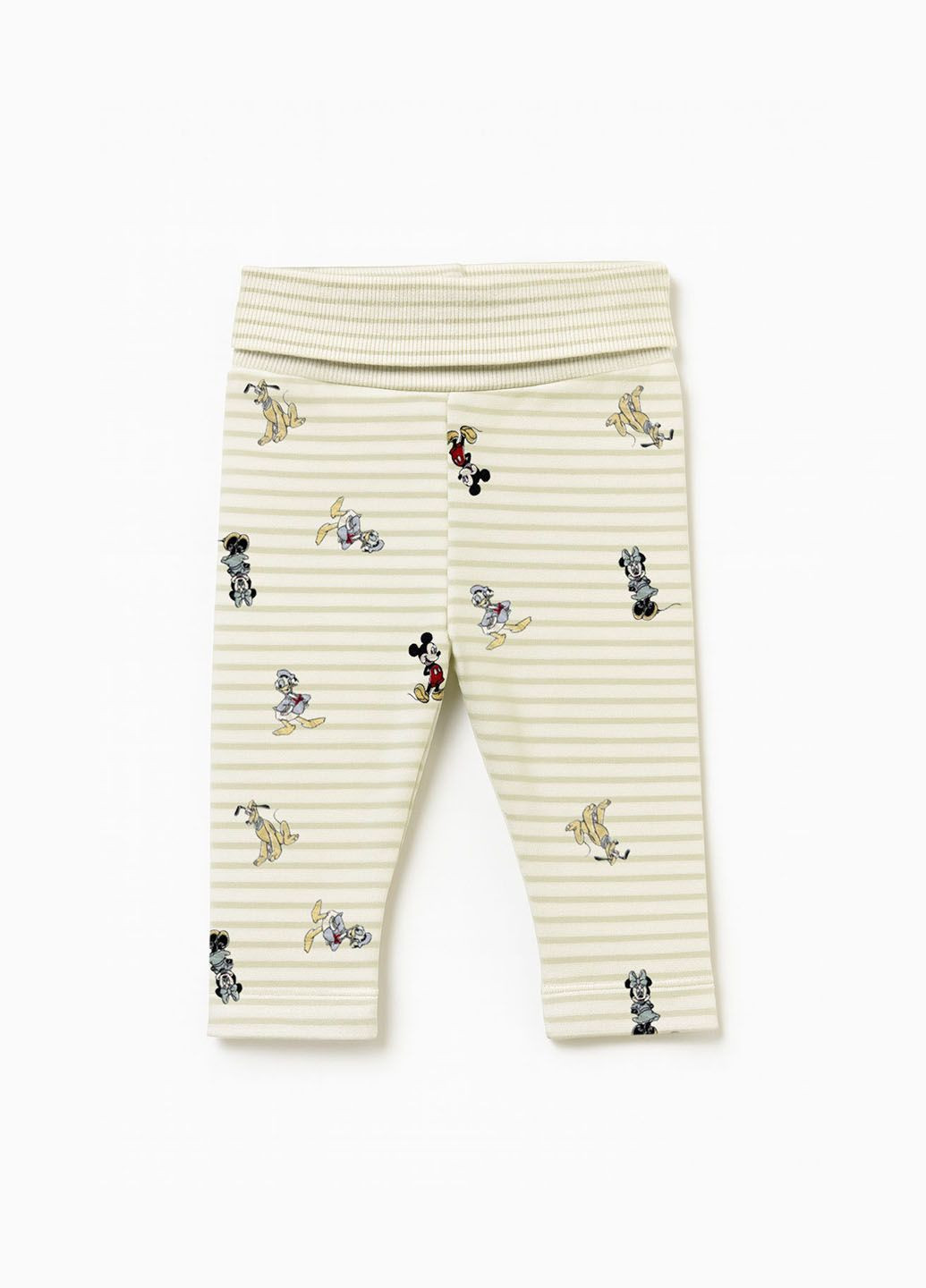 Комбинированные кэжуал демисезонные брюки H&M