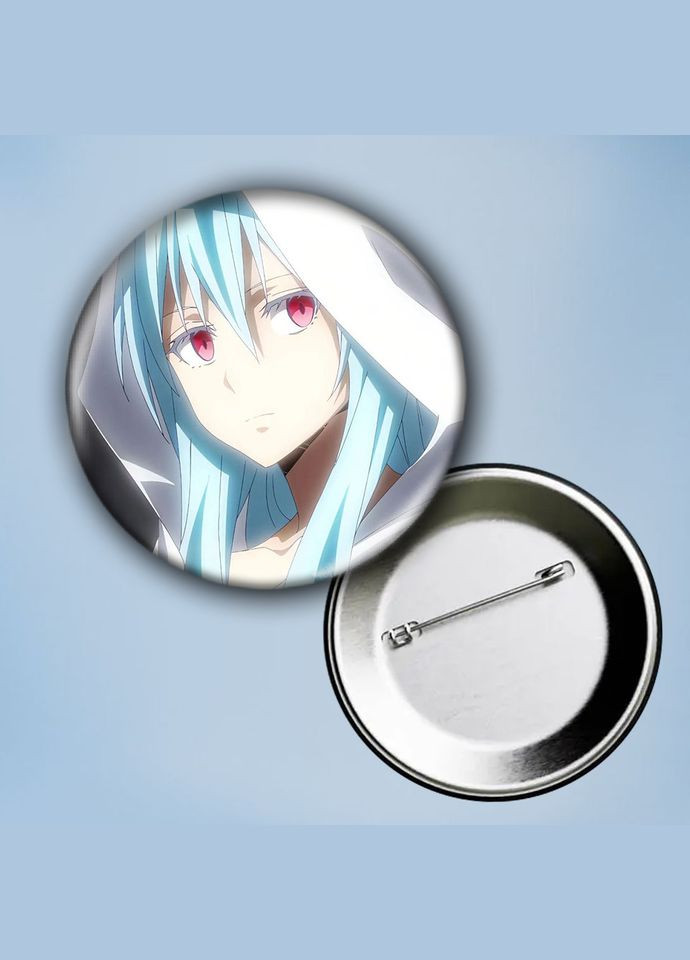 Значок на булавке Аниме Коли я переродився слизом #6 металлический 56 мм No Brand (304503084)