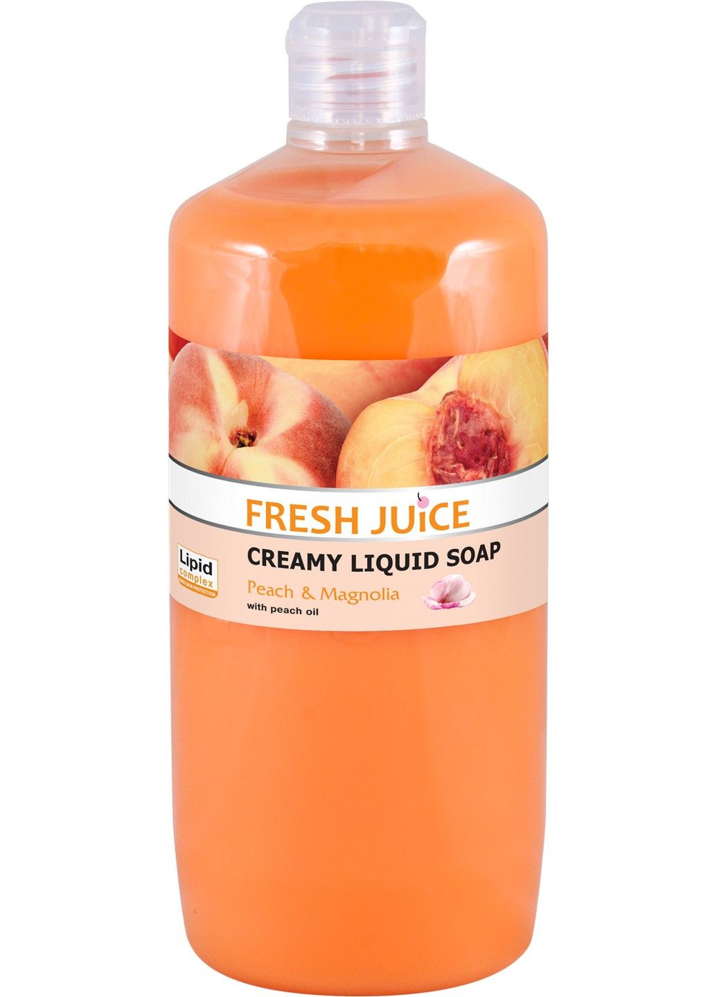 Крем-мыло Peach&Magnolia 1000 мл Fresh Juice (283017516)
