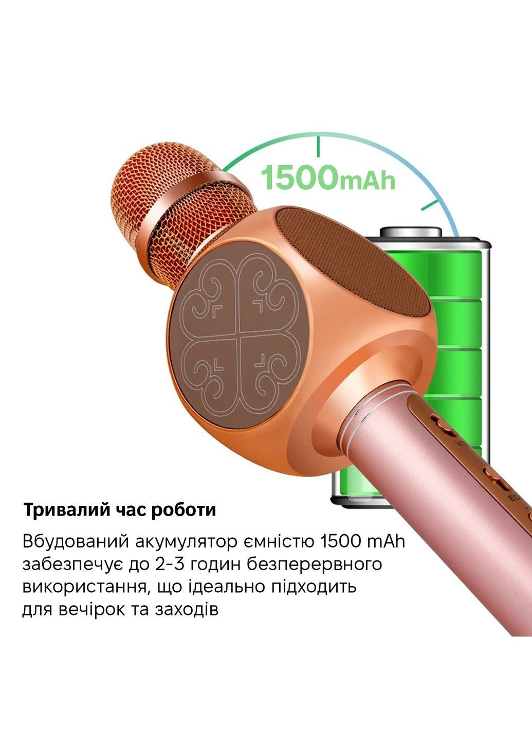 Беспроводной караоке микрофон YS-63 Pink Magic Karaoke (323014639)