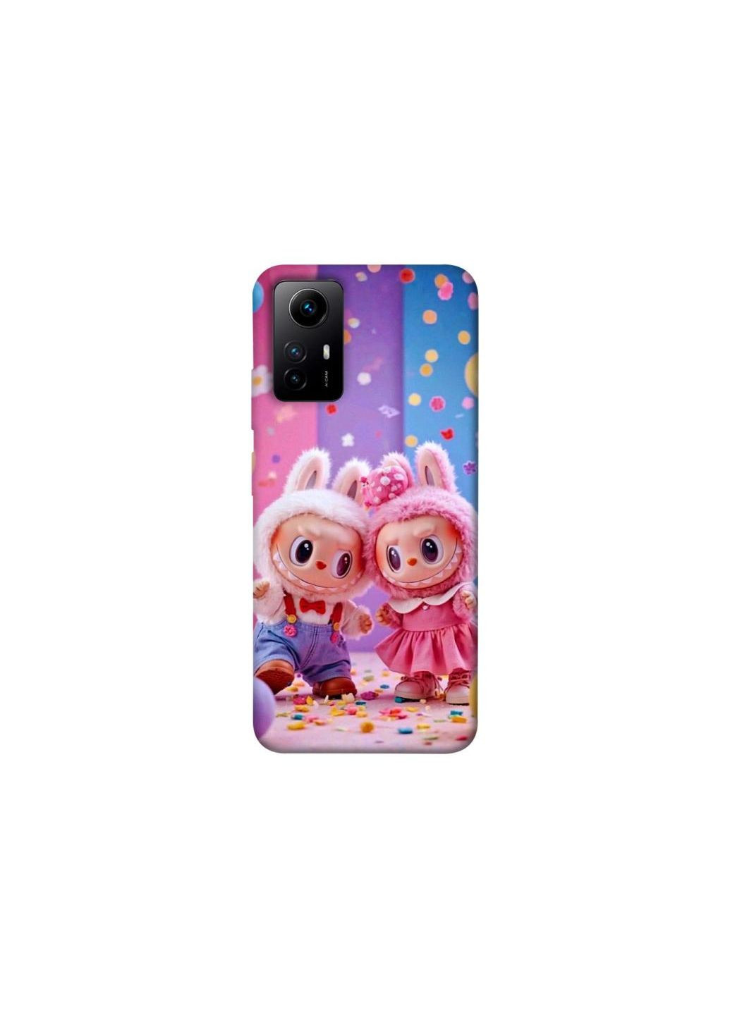 Чохол на Xiaomi Redmi Note 12S Labubu twins ver.3 Frontalka (361975793)